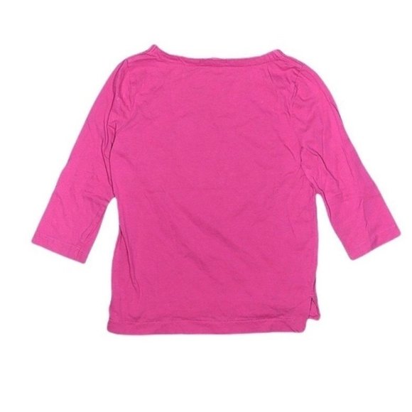Gap Kids graphic tee pink heart sparkle large sequins t-shirt Size 10 - Picture 3 of 5